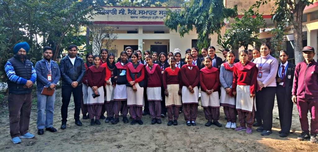Rayat Bahra Professional University organized a skill development workshop at a Government Senior Secondary School